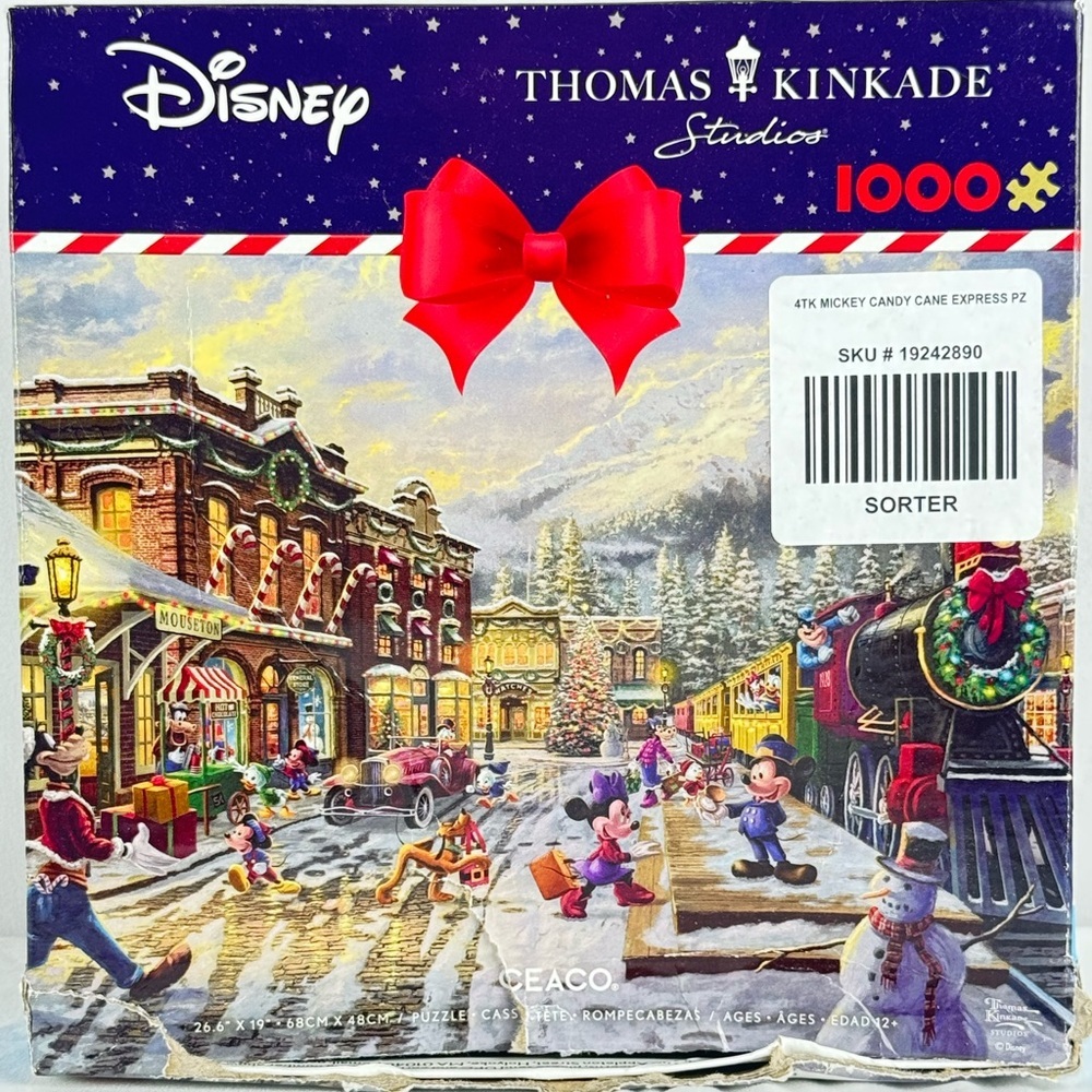 SEALED! Disney x Thomas Kinkade Mickey and Friends Candy Express